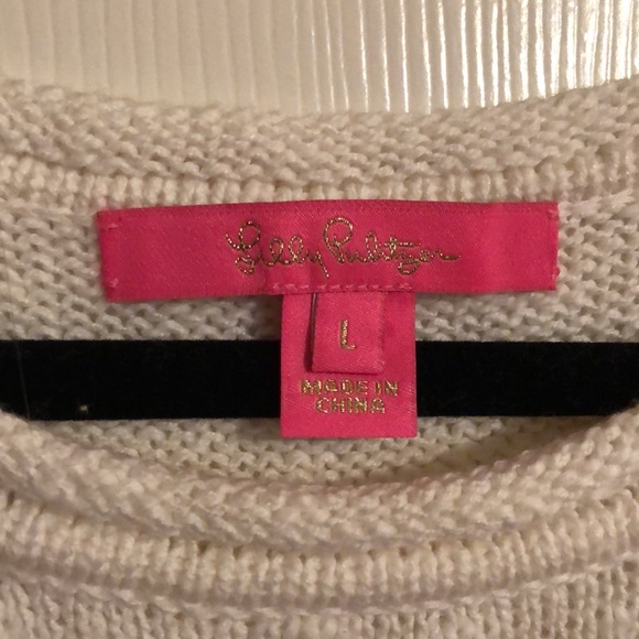 LILLY PULITZER Danette “Weekend” Sweater Size L - Picture 5 of 8